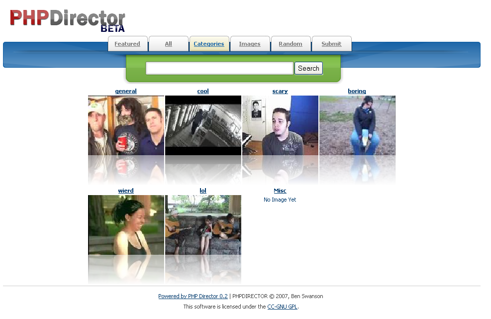 PHPDirector Screenshot